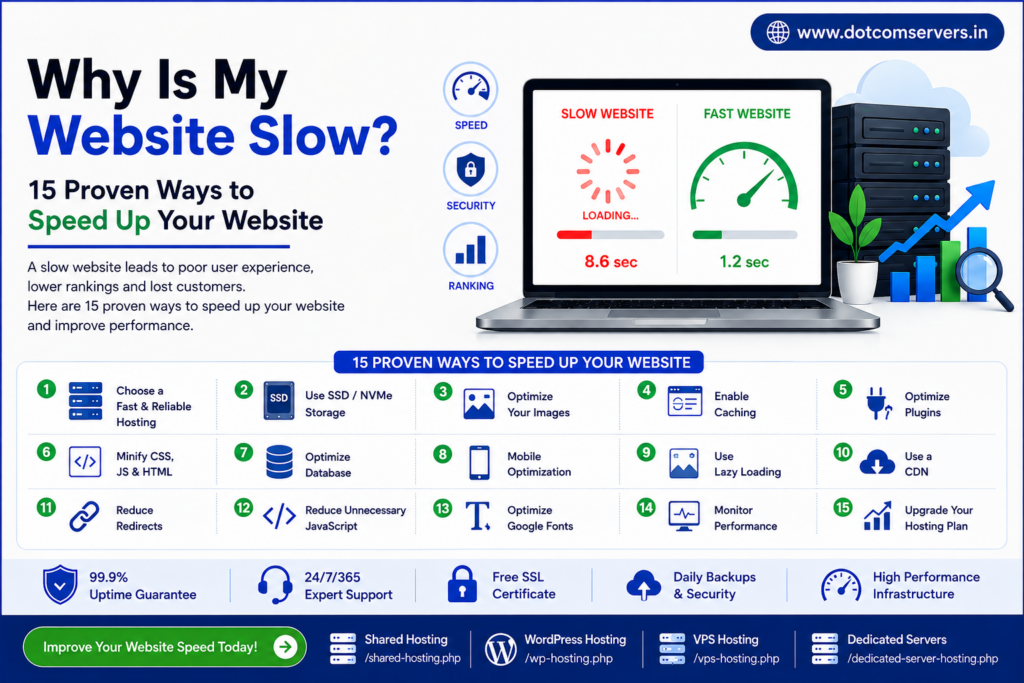 Why Is My Website Slow? 15 Proven Ways to Speed Up Your Website